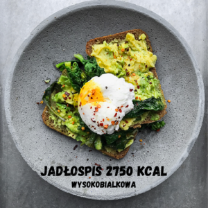 Jadłospis 2750 kcal (wysokobiałkowa)
